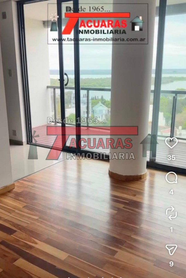 SEMIPISO A LA VENTA SOBRE ALAMEDA CON VISTA AL RI0.