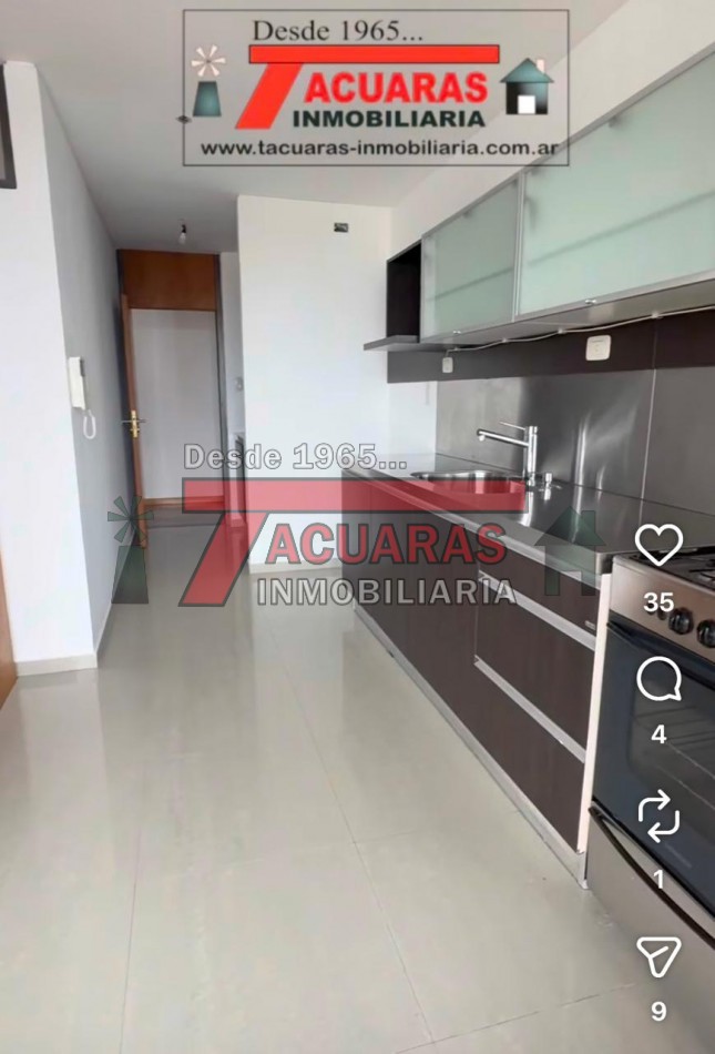 SEMIPISO A LA VENTA SOBRE ALAMEDA CON VISTA AL RI0.